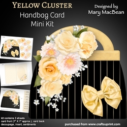 Yellow Cluster - Handbag Card Mini Kit