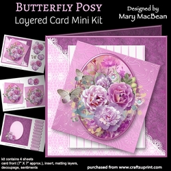 Butterfly Posy - Layered Card Mini Kit