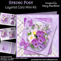 Spring Posy - Layered Card Mini Kit