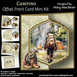 Camping - Offset Front Card Mini Kit