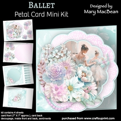 Ballet - Petal Card Mini Kit