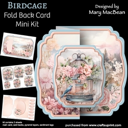Birdcage - Fold Back Card Mini Kit