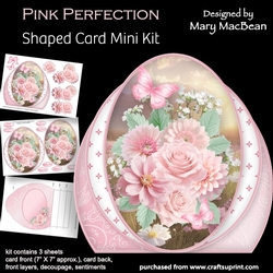 Pink Perfection - Shaped Card Mini Kit