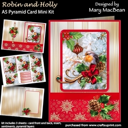Robin and Holly - A5 Pyramid Card Mini Kit