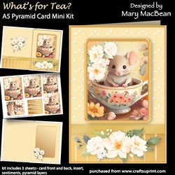 Whats for Tea? - A5 Pyramid Card Mini Kit