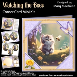 Watching the Bees - Corner Card Mini Kit