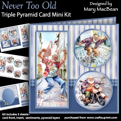 Never Too Old - Triple Pyramid Card Mini Kit