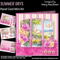 Summer Days - Panel Card Mini Kit