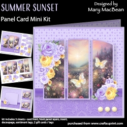 cup1377122_1648 - Summer Sunset - Panel Card Mini Kit