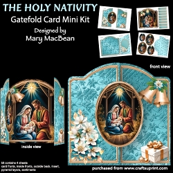 cup1395010_1648 - The Holy Nativity - Gatefold Card Mini Kit