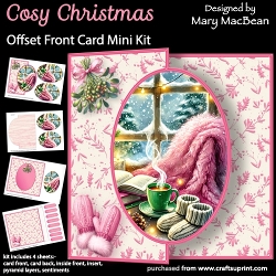 Cosy Christmas - Offset Front Card Mini Kit