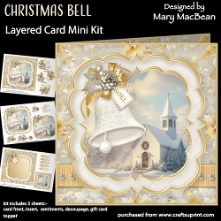 Christmas Bell - Layered Card Mini Kit