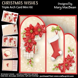 Christmas Wishes - Triple Arch Card Mini Kit