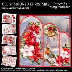 cup1408265_1648 - Old Fashioned Christmas - Triple Arch Card Mini Kit