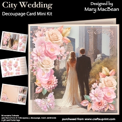 City Wedding - Decoupage Card Mini Kit