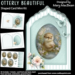 Otterly Beautiful - Shaped Card Mini Kit