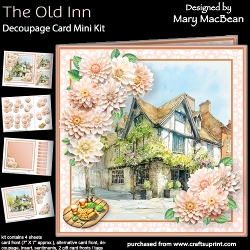 The Old Inn - Decoupage Card Mini Kit