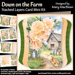 Down on the Farm - Stacked Layers Card Mini Kit