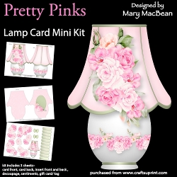 Pretty Pinks - Lamp Card Mini Kit