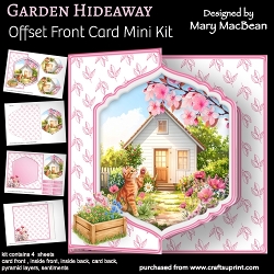 Garden Hideaway - Offset Front Card Mini Kit