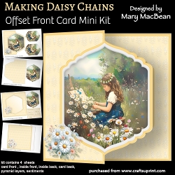 Making Daisy Chains - Offset Front Card Mini Kit