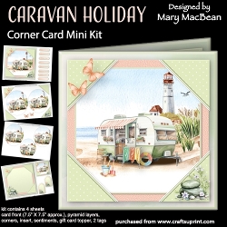 Caravan Holiday - Corner Card Mini Kit