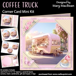 Coffee Truck - Corner Card Mini Kit