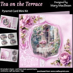 Tea on the Terrace - Pyramid Card Mini Kit