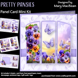 cup1457181_1648 - Pretty Pansies - Panel Card Mini Kit