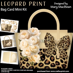 cup1461675_1648 - Leopard Print - Bag Card Mini Kit