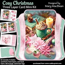 cup1463547_1648 - Cosy Christmas - Three Layer Card Mini Kit