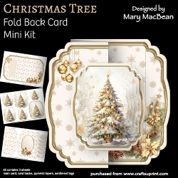 Christmas Tree - Fold Back Card Mini Kit