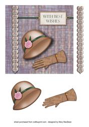Vintage Hat and Glove