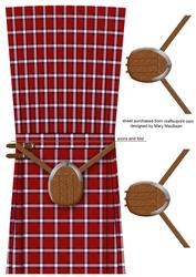 Kilt Card - Red
