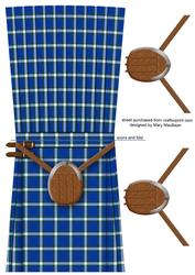 Kilt Card - Blue
