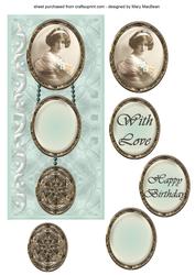 Vintage Lady Cameo