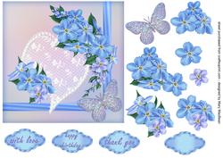 Flowers and Lace Forget-me-not