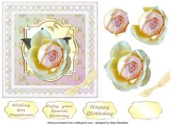 Flowers and Lace - One Perfect Rose