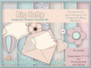 Big Softy Scrapbook / Designer Resource Kit