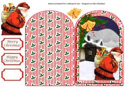 Santa's Deliveries Arch Card