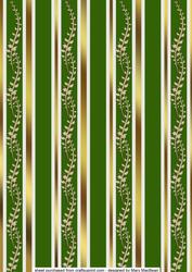 Christmas Stripe - Green