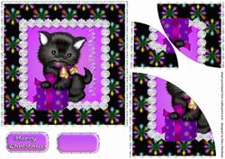 Christmas Kitten - Black