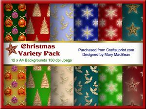 Christmas Variety Pack Backgrounds