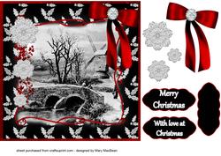 A Winter's Day - Black and Red