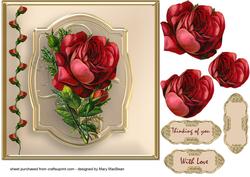 Victorian Rose - Red