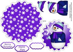 Christmas Wobbles - Snowman