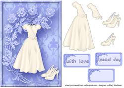 Dressing Up Decoupage Card Front