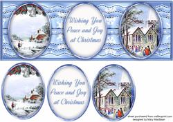 Peace and Joy Large Dl Card Front