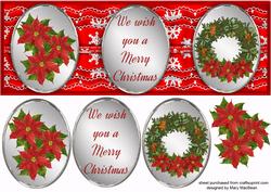 We Wish You a Merry Christmas Large Dl Card Front