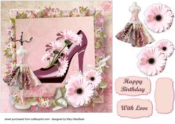 Pink and Girly Card Front